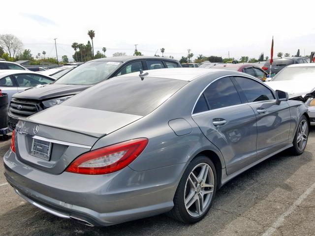 WDDLJ7DBXCA042906 - 2012 MERCEDES-BENZ CLS 550 GRAY photo 4