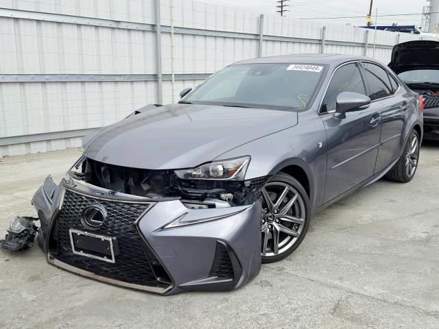 JTHBA1D2XJ5064461 - 2018 LEXUS IS 300 CHARCOAL photo 2