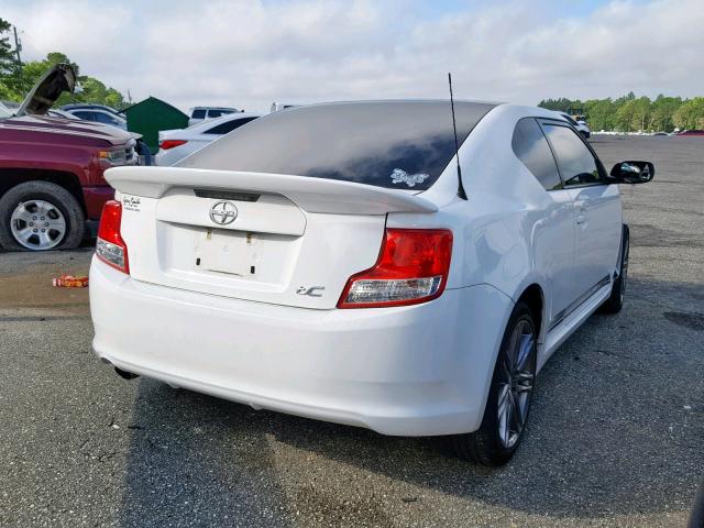 JTKJF5C70D3062293 - 2013 TOYOTA SCION TC თეთრი ფოტო 4
