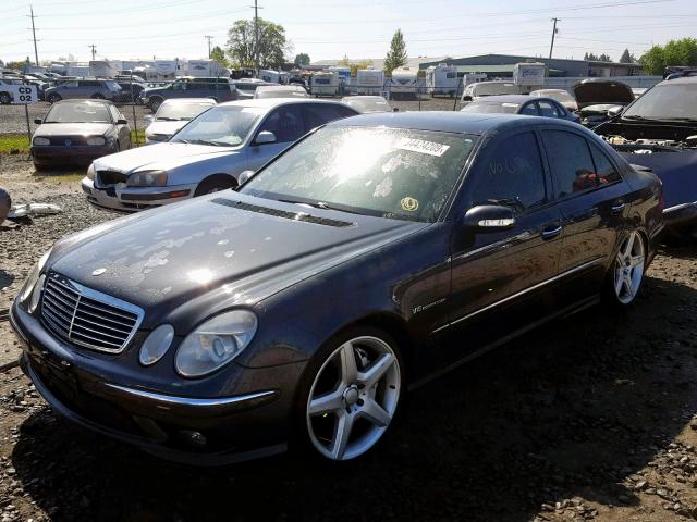 WDBUF76JX3A375206 - 2003 MERCEDES-BENZ E 55 AMG GRAY photo 2