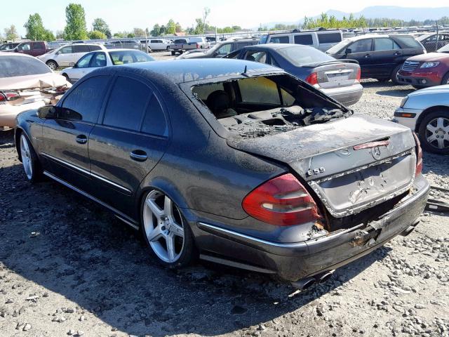 WDBUF76JX3A375206 - 2003 MERCEDES-BENZ E 55 AMG GRAY photo 3