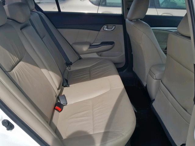 19XFB2F97DE061378 - 2013 HONDA CIVIC EXL 白色 照片 6