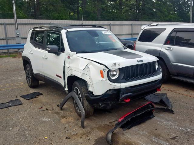 ZACCJBCT4GPD47752 - 2016 JEEP RENEGADE T WHITE photo 1