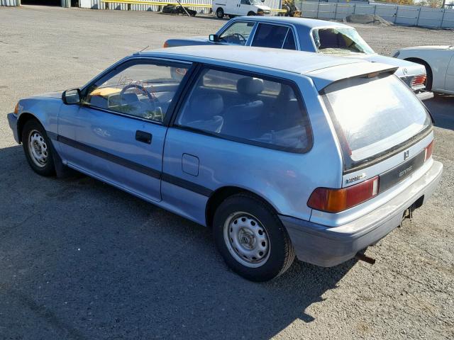 2HGED6341KH551937 - 1989 HONDA CIVIC BLUE photo 3