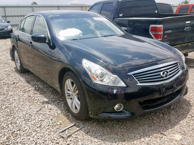 JN1CV6AP3DM303935 - 2013 INFINITI G37 BASE BLACK photo 1