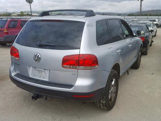 WVGBC67L44D015680 - 2004 VOLKSWAGEN TOUAREG 3. GRAY photo 4