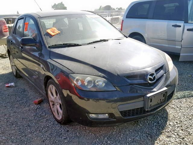 JM1BK343171683145 - 2007 MAZDA 3 HATCHBAC BLACK photo 1