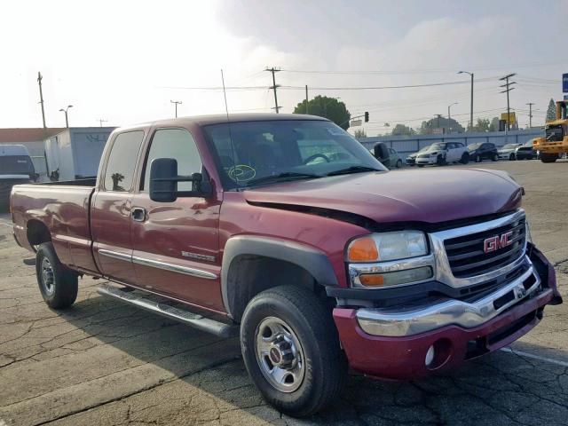 1GTHC29U37E195729 - 2007 GMC SIERRA C25 BURGUNDY photo 1