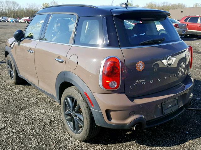 WMWZC3C51EWP26670 - 2014 MINI COOPER S C BROWN photo 3