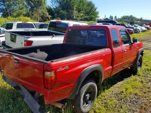 4F4ZR47E25PM02064 - 2005 MAZDA B4000 CAB RED photo 4