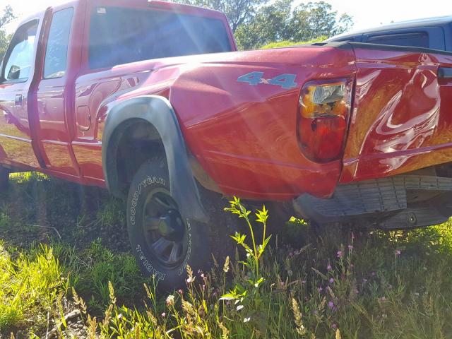 4F4ZR47E25PM02064 - 2005 MAZDA B4000 CAB RED photo 9