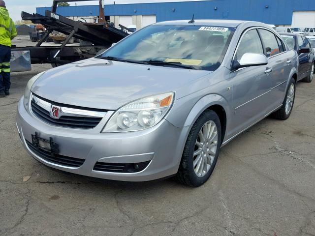 1G8ZV57777F239362 - 2007 SATURN AURA XR SILVER photo 2