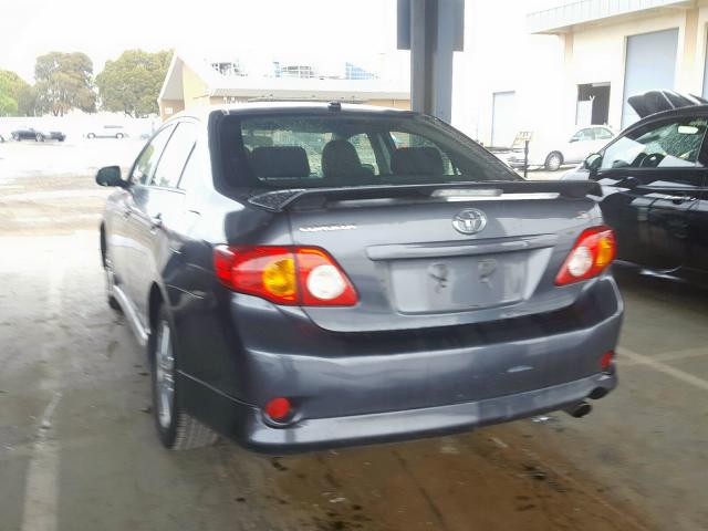 1NXBU4EE8AZ242341 - 2010 TOYOTA COROLLA BASE  photo 3