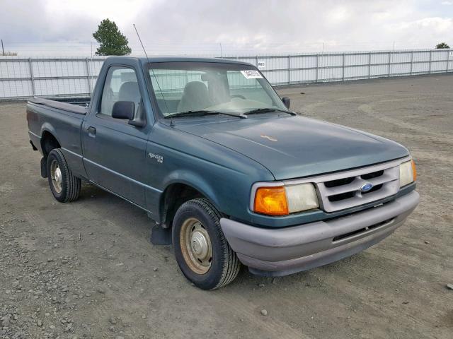 1FTCR10A1VUA25443 - 1997 FORD RANGER GREEN photo 1