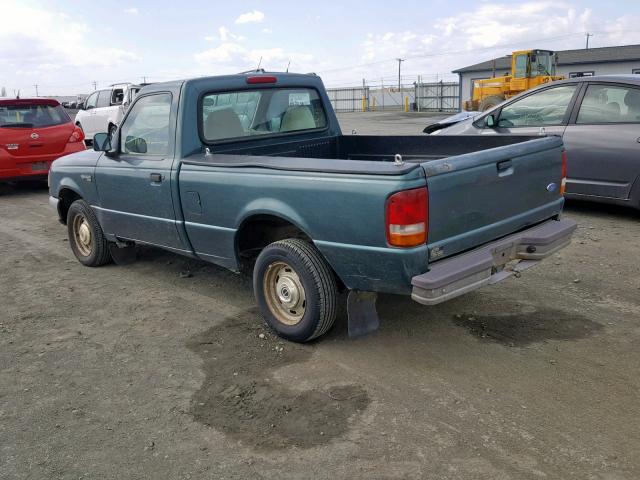 1FTCR10A1VUA25443 - 1997 FORD RANGER GREEN photo 3