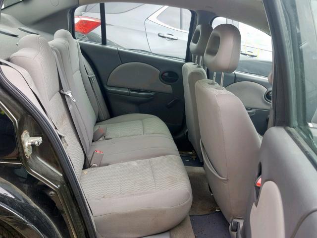 1G8AJ58F96Z168306 - 2006 SATURN ION LEVEL BLACK photo 6
