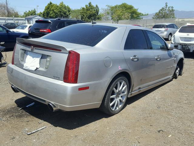 1G6DX67D660192724 - 2006 CADILLAC STS-V SILVER photo 4