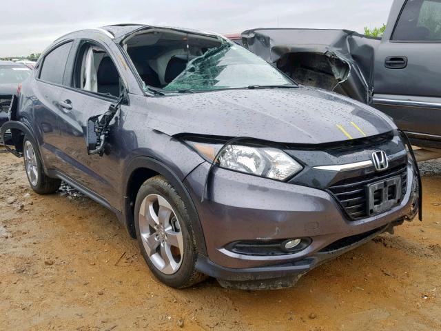 3CZRU6H74HM710201 - 2017 HONDA HR-V EXL GRAY photo 1