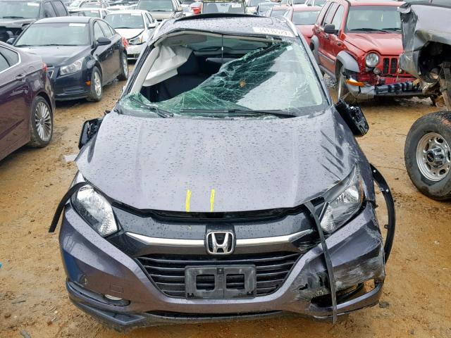 3CZRU6H74HM710201 - 2017 HONDA HR-V EXL GRAY photo 7