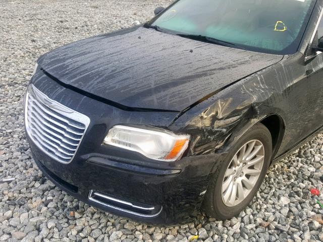 2C3CCAAG0EH119065 - 2014 CHRYSLER 300 BLACK photo 9