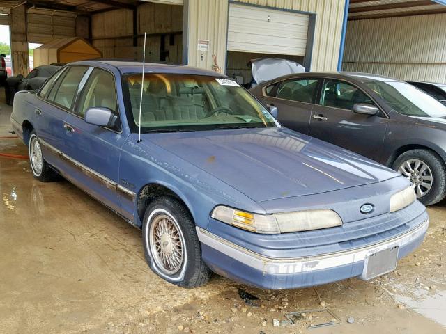 2FACP74W4NX190142 - 1992 FORD CROWN VICT BLUE photo 1