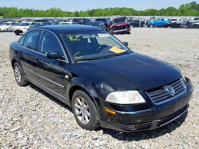 WVWPD63B44E063906 - 2004 VOLKSWAGEN PASSAT GLS BLACK photo 1