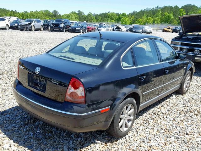 WVWPD63B44E063906 - 2004 VOLKSWAGEN PASSAT GLS BLACK photo 4