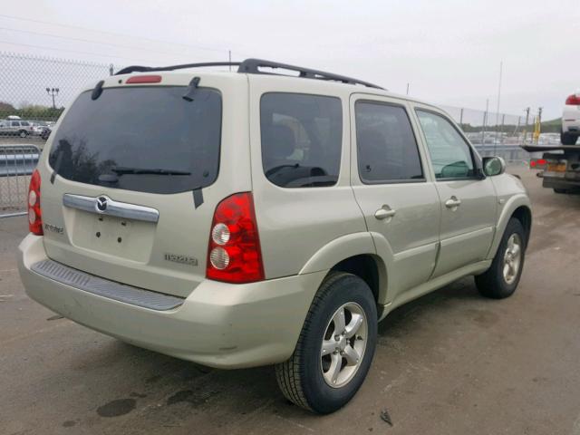 4F2CZ94145KM47324 - 2005 MAZDA TRIBUTE S BEIGE photo 4