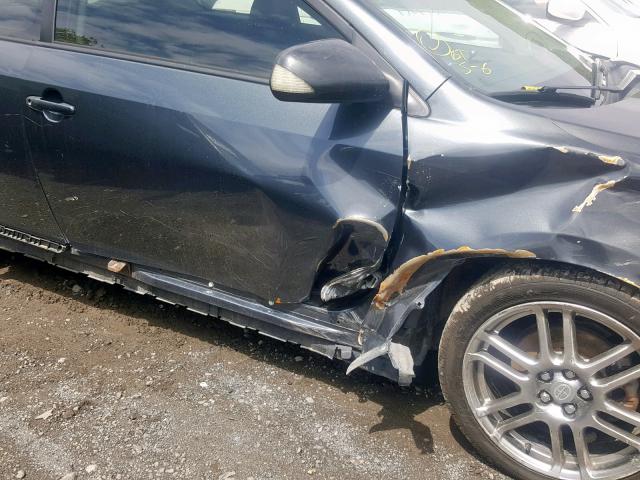 JTKDE177350009836 - 2005 TOYOTA SCION TC GRAY photo 9