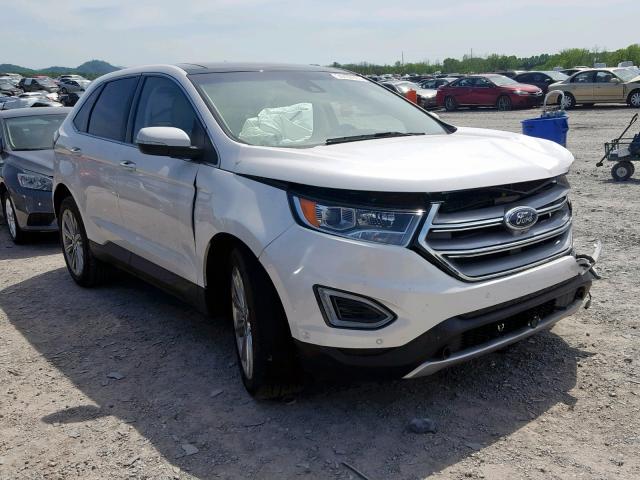 2FMPK3K85JBC46003 - 2018 FORD EDGE TITAN WHITE photo 1