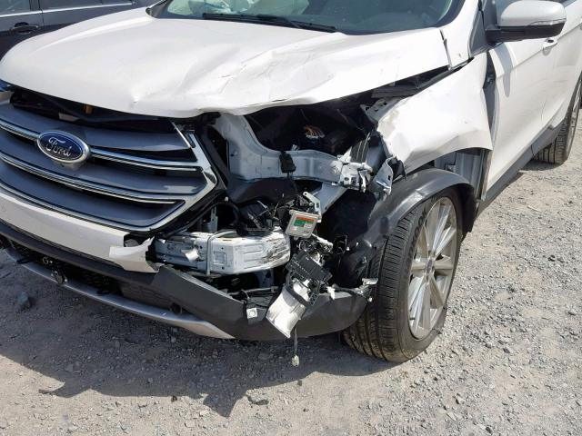 2FMPK3K85JBC46003 - 2018 FORD EDGE TITAN WHITE photo 9