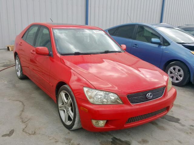 JTHBD192320043496 - 2002 LEXUS IS 300 RED photo 1