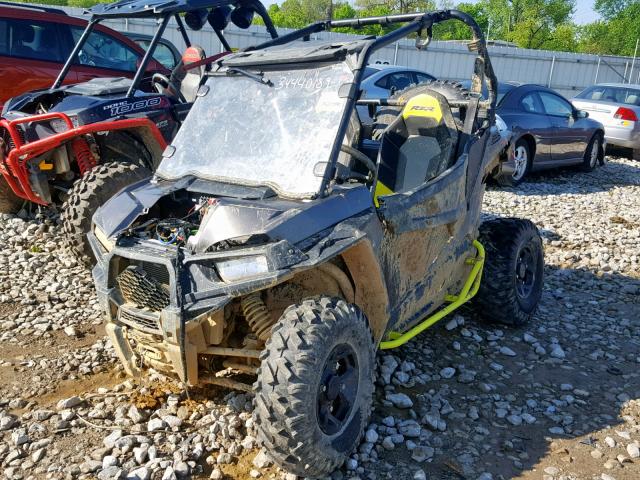 3NSVBE874HF911782 - 2017 POLARIS RZR S 900 GRAY photo 2