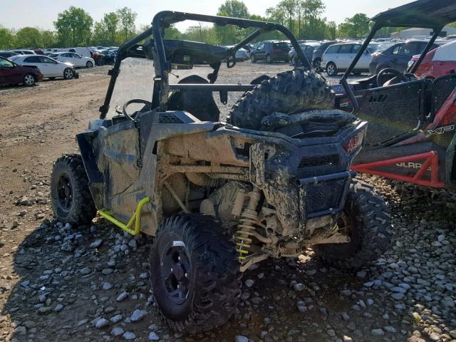 3NSVBE874HF911782 - 2017 POLARIS RZR S 900 GRAY photo 3