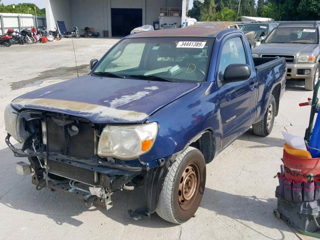 5TENX22N16Z311063 - 2006 TOYOTA TACOMA BLUE photo 2