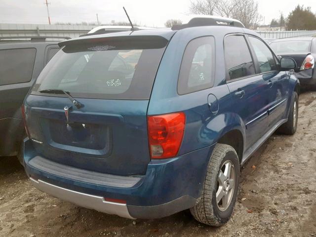 2CKDL63F676056093 - 2007 PONTIAC TORRENT BLUE photo 4