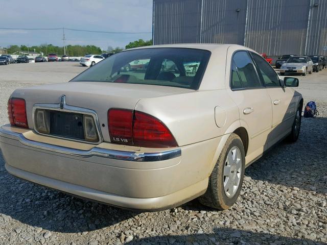 1LNHM87AX1Y623743 - 2001 LINCOLN LS WHITE photo 4