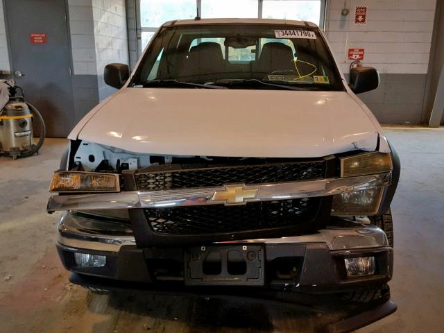 1GCDS43E088220102 - 2008 CHEVROLET COLORADO L WHITE photo 9