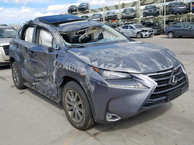 JTJBARBZ9H2098366 - 2017 LEXUS NX 200T GRAY photo 1