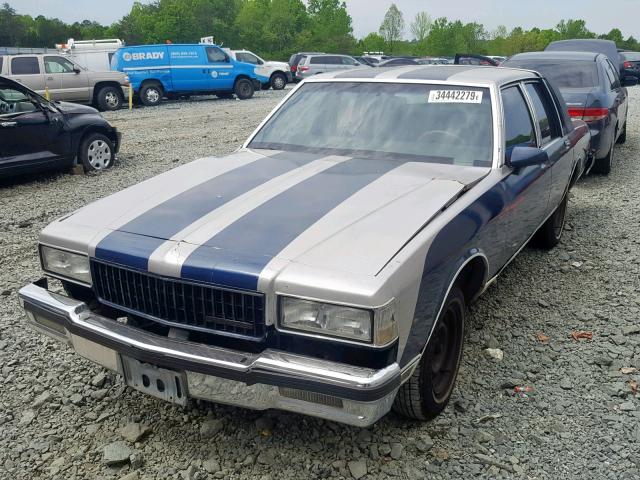 1G1BU51E6KA154836 - 1989 CHEVROLET CAPRICE CL BLUE photo 2