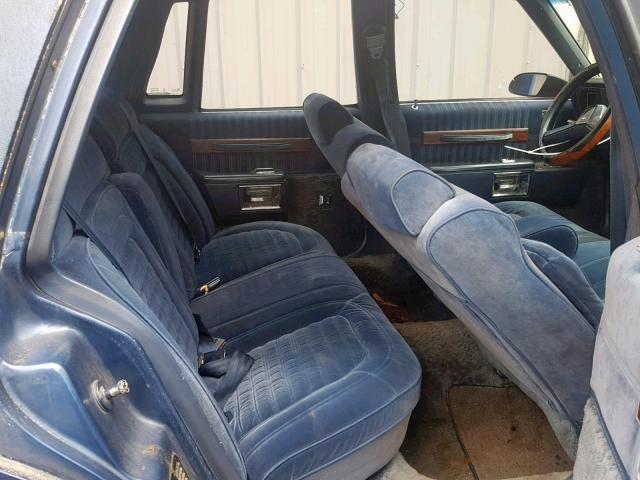 1G1BU51E6KA154836 - 1989 CHEVROLET CAPRICE CL BLUE photo 6