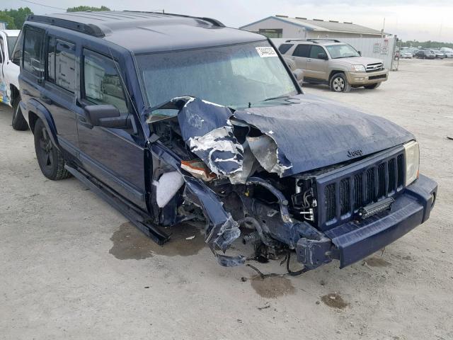 1J8HH48N36C215584 - 2006 JEEP COMMANDER BLUE photo 1