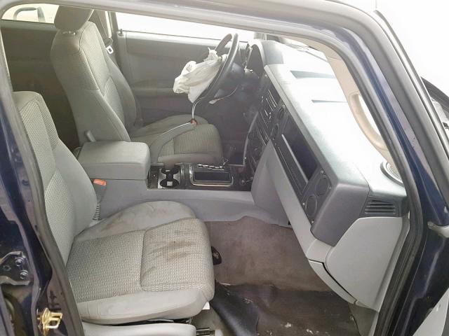 1J8HH48N36C215584 - 2006 JEEP COMMANDER BLUE photo 5