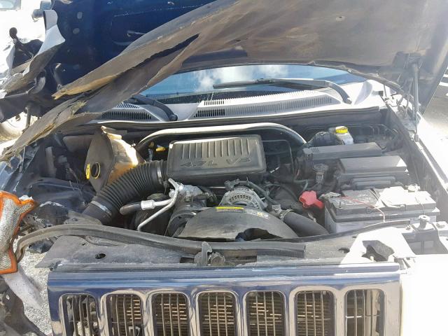 1J8HH48N36C215584 - 2006 JEEP COMMANDER BLUE photo 7