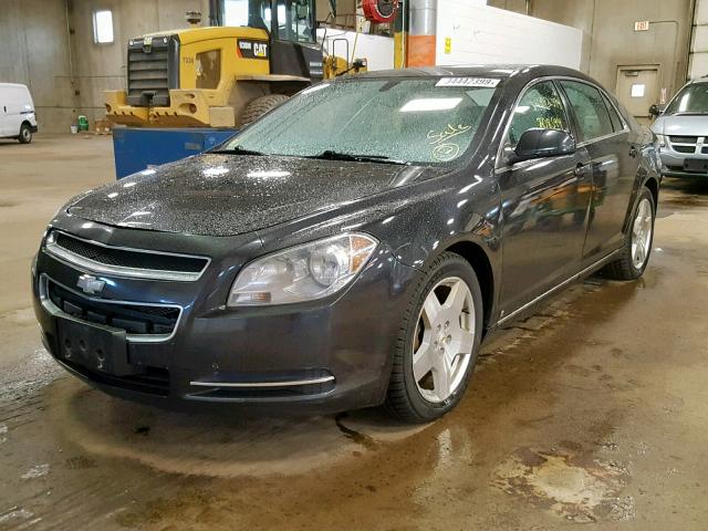 1G1ZJ57779F252125 - 2009 CHEVROLET MALIBU 2LT BLACK photo 2