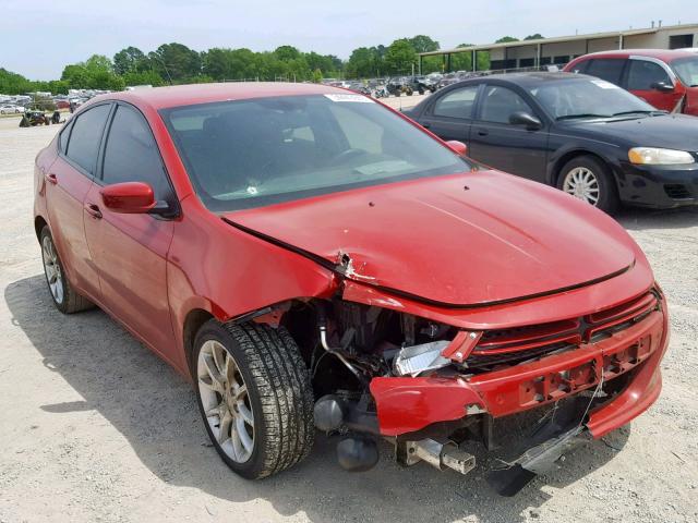 1C3CDFBH5DD103814 - 2013 DODGE DART SXT RED photo 1