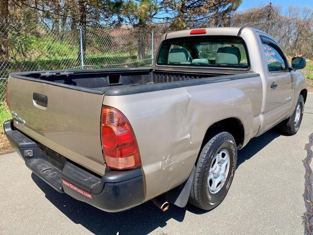 5TENX22N96Z253848 - 2006 TOYOTA TACOMA TAN photo 4