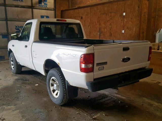 1FTYR11U96PA40335 - 2006 FORD RANGER WHITE photo 3