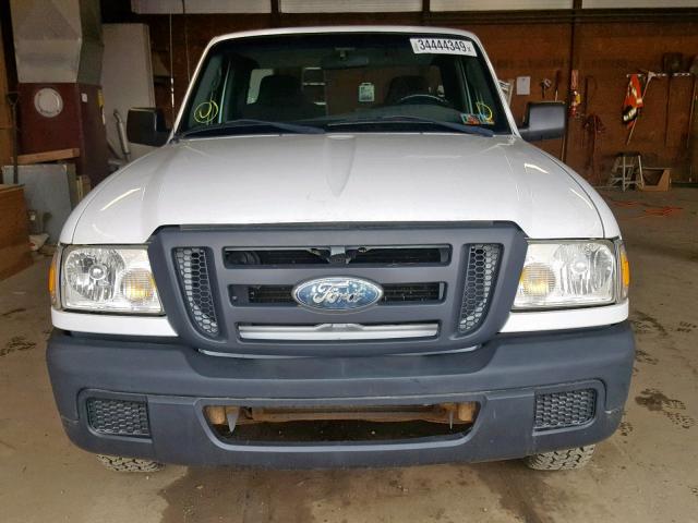 1FTYR11U96PA40335 - 2006 FORD RANGER WHITE photo 9