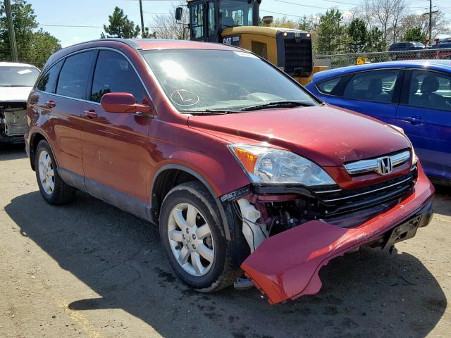 JHLRE48708C050542 - 2008 HONDA CR-V EXL RED photo 1